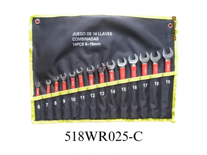 14 Piece Combination Wrench with Insulated Rubber Dipped (1)