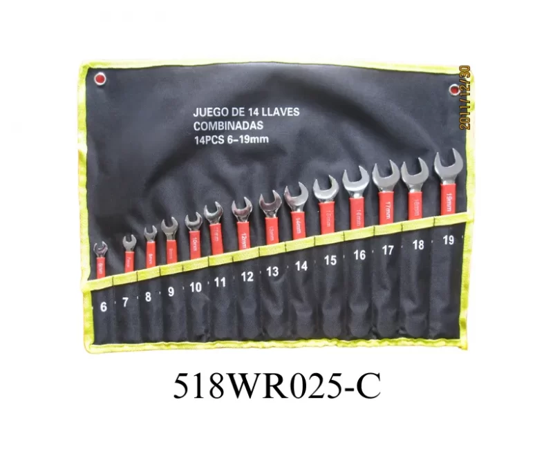 14 Piece Combination Wrench with Insulated Rubber Dipped (1)