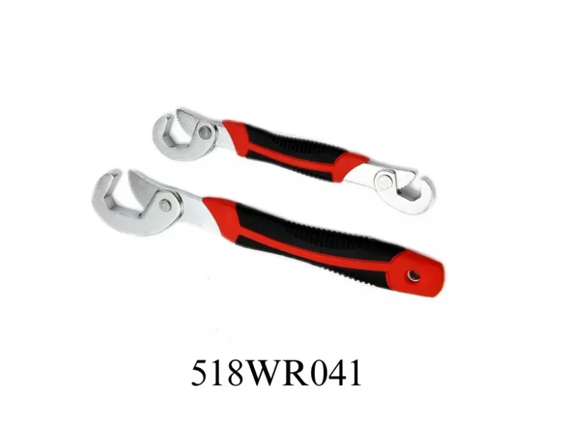 2-piece universal wrench with TPR handle