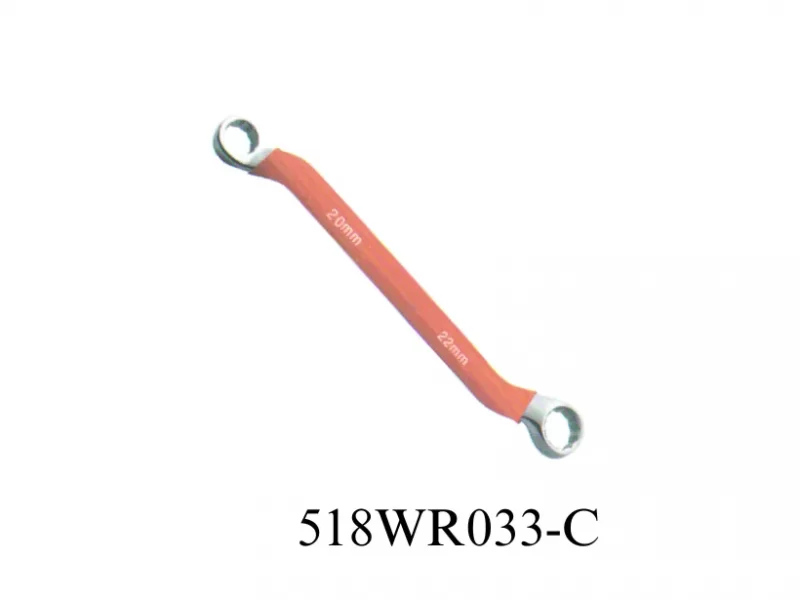 45 ° Double Ring Wrench With Rubber Dipped