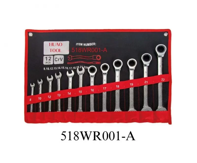 72 Tooth ratchet combination wrench 518WR001-A