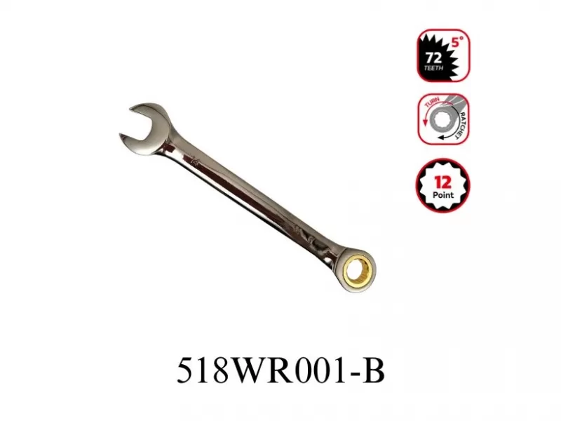 72Tooth Ratcheting combination wrench-518WR001-B