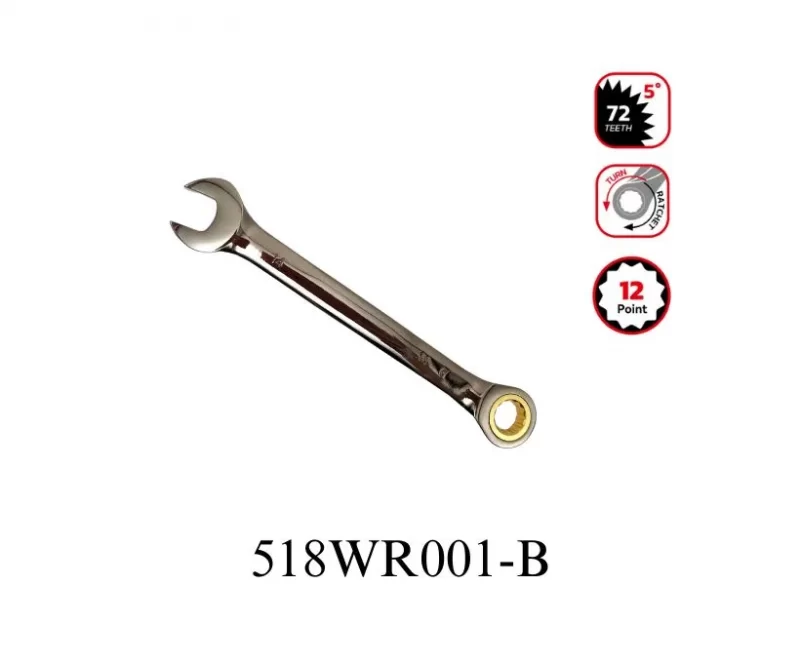 72Tooth Ratcheting combination wrench-518WR001-B