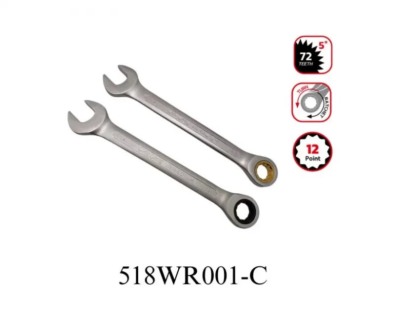 72Tooth ratcheting combination wrench-518WR001-C