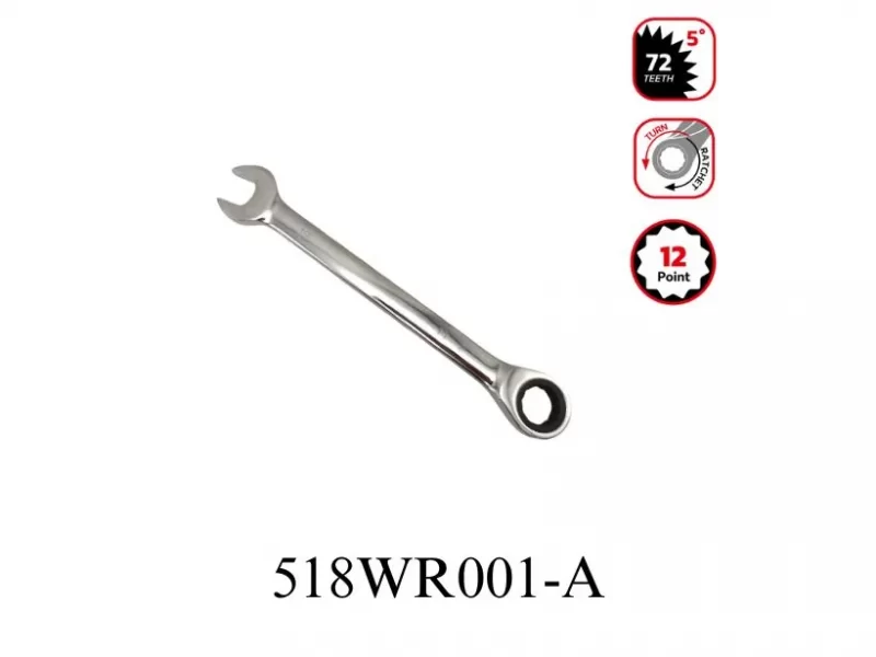 72Tooth ratcheting combination wrench