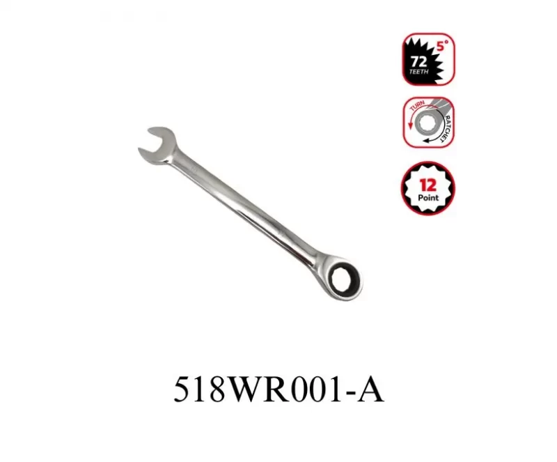 72Tooth ratcheting combination wrench