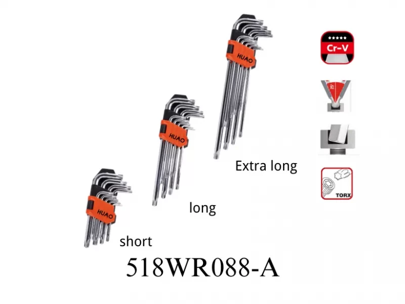 9PCS Star Hex Key Allen Wrench