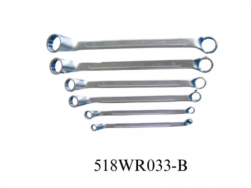 Double Ended Ring Wrench With Offset Heads (1)P