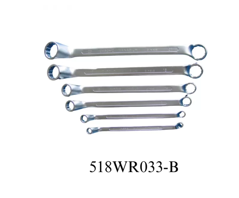 Double Ended Ring Wrench With Offset Heads (1)P