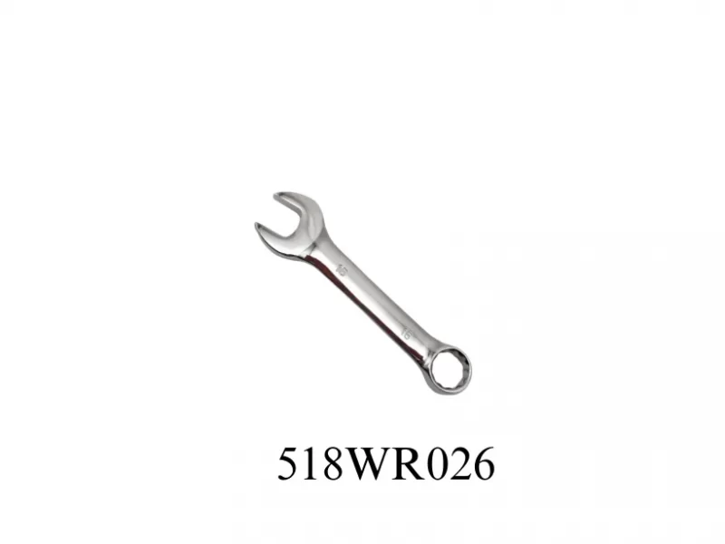 Fully Polished Stubby Combination Wrench