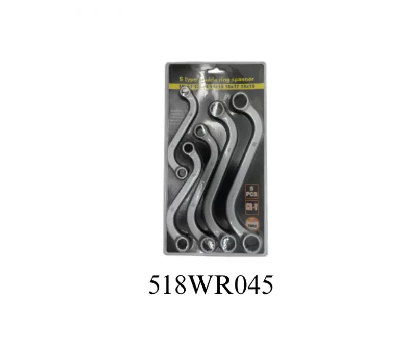 S type ring wrench 5pcs