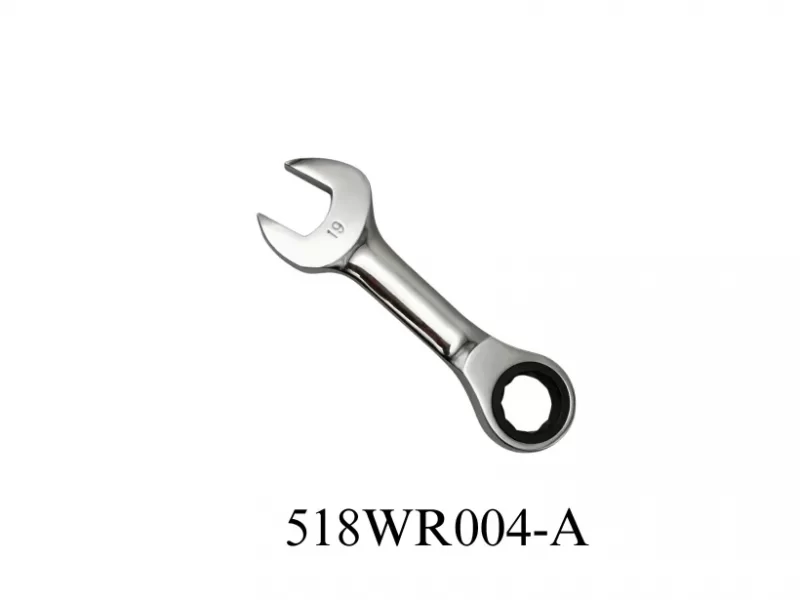 Stubby Ratcheting SAE/MM Combination Wrench -518WR004-A
