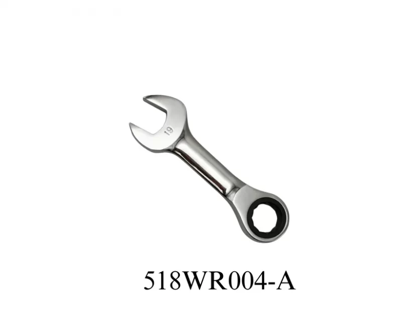 Stubby Ratcheting SAE/MM Combination Wrench -518WR004-A