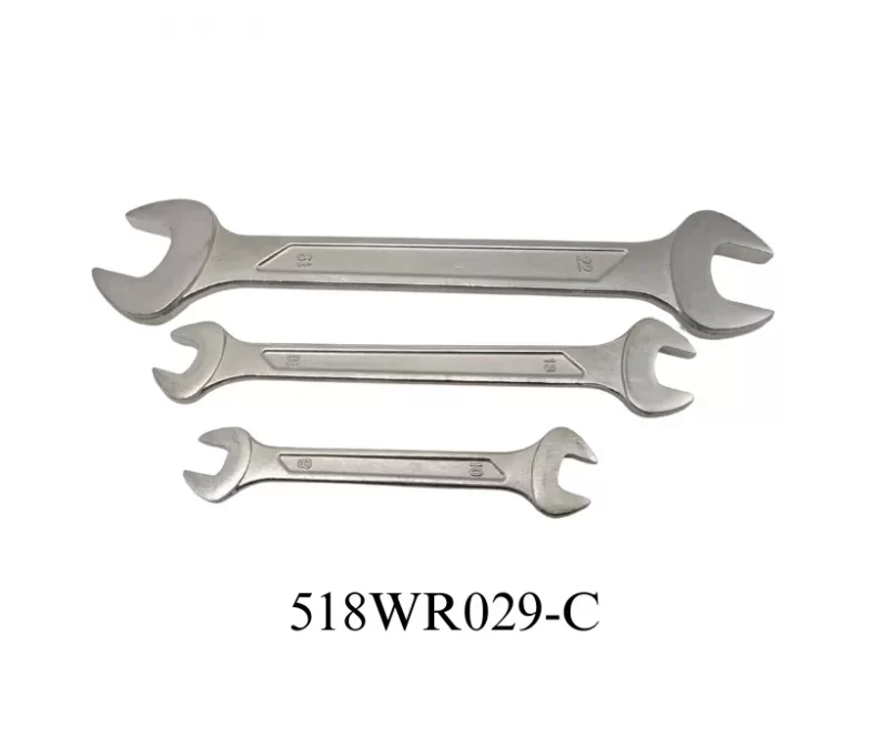 Zinc Plated Double Open End Wrench